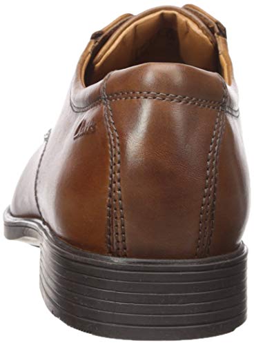 Clarks Men's Tilden Walk Oxford, Dark Tan Leather, 11 M US