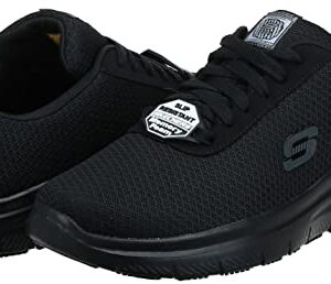 Skechers Men's Flex Advantage Bendon Work Shoe, Black, 11 Wide