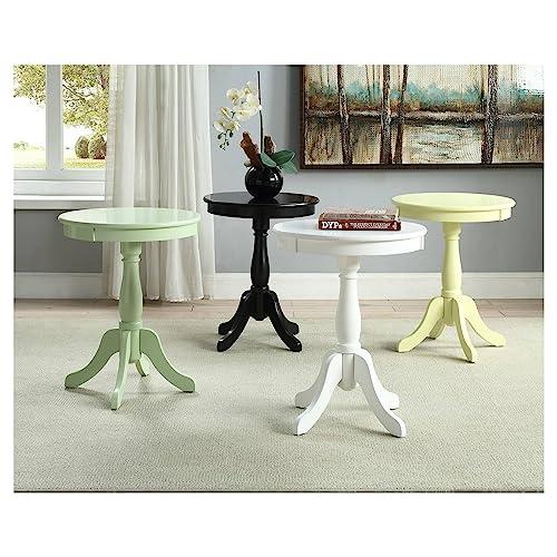 ACME Furniture Alger Side Table, Light Yellow, One Size