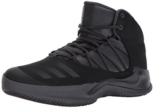 adidas Men's Ball 365 Inspired Basketball Shoe, Black/Utility Black/White, 8 Medium US