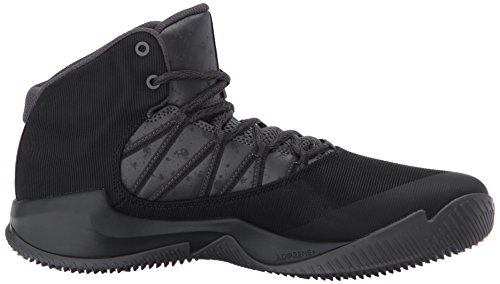 adidas Men's Ball 365 Inspired Basketball Shoe, Black/Utility Black/White, 8 Medium US