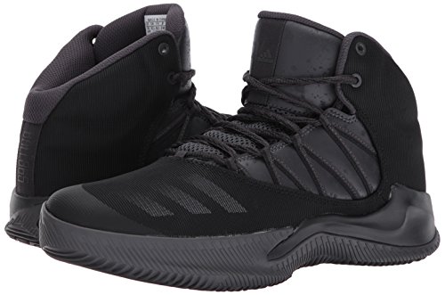 adidas Men's Ball 365 Inspired Basketball Shoe, Black/Utility Black/White, 8 Medium US