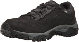 merrell men's moab adventure lace waterproof hiking shoe, black, 9.5 m us