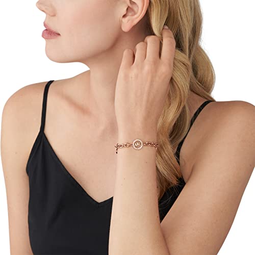 Michael Kors Rose Gold-Tone Chain Bracelet (Model: MKJ4731791)