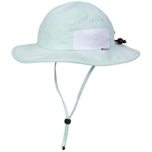 swimzip kid's sun hat - wide brim upf 50+ sun protection hat upf 50+ mint 8-14