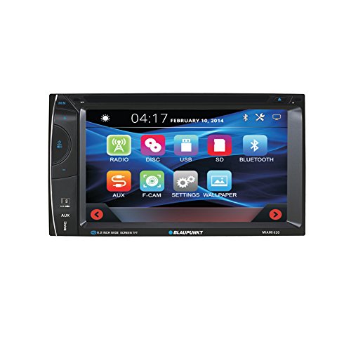 Blaupunkt MIAMI 620 6.2-inch Touch Screen Multimedia Car Stereo Receiver with Bluetooth and Remote Control