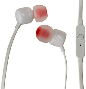 jbl t110 in ear headphones white
