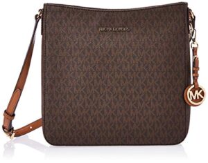 michael kors jet set travel large messenger brown one size