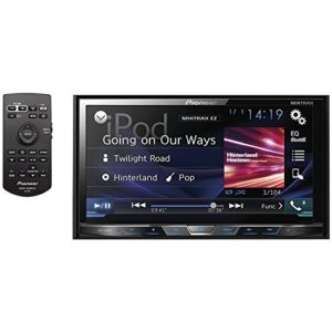 pioneer avh-x490bs double din bluetooth in-dash dvd/cd/am/fm car stereo receiver with 7-inch wvga display/sirius xm-ready