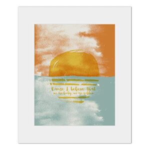 Third Eye Blind | Blinded - song lyric wall art print sunset ocean abstract music quote poster