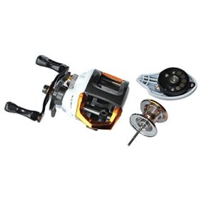 Lixada Fishing Reels Baitcasting Compact Baitcaster Fishing Reel Super Smooth with 27.6LB Carbon Fiber Drag 12+1Ball Bearings 6.3:1 Gear Ratio High Speed Reel for Fishing Saltwater Freshwater