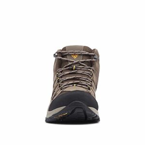 Columbia mens Crestwood Mid Waterproof Boot Hiking Shoe, Cordovan/Squash, 10.5 US