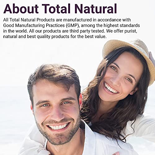 Natural Alfalfa Supplement 500mg 250 Capsules [1 Bottles] by Total Natural, Rich in Vitamins & Trace Minerals, Promotes Energy & Vitality, Promotes Digestive Health