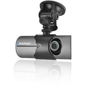 Blaupunkt - Dual Camera DashCam with GPS, 2.7" LCD Screen, Wide Angle View, Continuous Recording