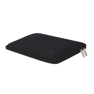 MOSISO Laptop Sleeve Compatible with MacBook Air 13 inch M2 A2681 M1 A2337 A2179 A1932 2023-2018/Pro 13 M2 M1 A2338 A2251 A2289 A2159 A1989 A1706 A1708, Neoprene Bag with Small Case, Black