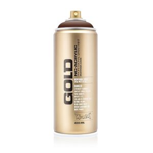 montana cans gold spray paint, 400ml, shock brown