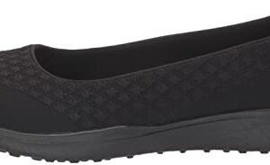 Skechers Sport Women's Microburst One up Fashion Sneaker,black,8.5 W US