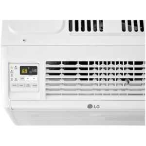 LG 6,000 BTU Window Conditioner, Cools 250 Sq.Ft. (10' x 25' Room Size), Quiet Operation, Electronic Control with Remote, 2 Cooling & Fan Speeds, 2-Way Air Deflection, Auto Restart, 115V, White