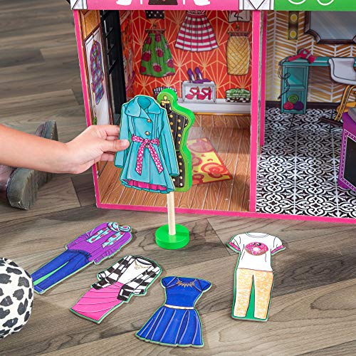 KidKraft Brooklyn's Loft Wooden Dollhouse with 25-Piece Accessory Set, Lights and Sounds, Gift for Ages 3+ 41.75" x 18.25" x 41.75"