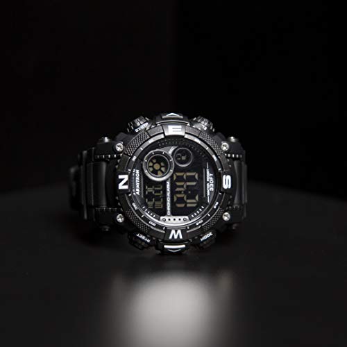 Armitron Sport Men's 40/8284BLK Digital Chronograph Black Resin Strap Watch