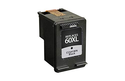 Inksters of America Remanufactured Ink Cartridge Replacement for HP 60XL Black CC641WN (HP 60XL)