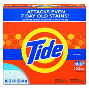 tide, pgc85006, original laundry powder, 2 / carton, white
