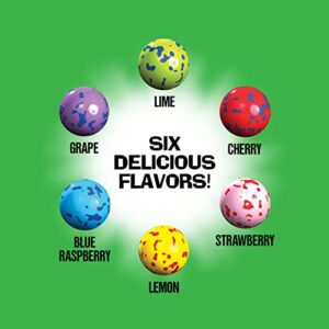 TOXIC WASTE | 3-Pack Bags of Sour Smog Balls | Deliciously Hard Candy with a Chewy Sour Center - 6 Flavors: Lime, Cherry, Strawberry, Lemon, Blue Raspberry, and Grape