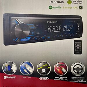 Pioneer MVH-X390BT Digital Media Receiver with Pioneer ARC app, MIXTRAX, Built-in Bluetooth and USB Direct Control for iPod/iPhone and Android Phones & zonoz 3 in 1 Multi USB Charging Cable (Bundle)