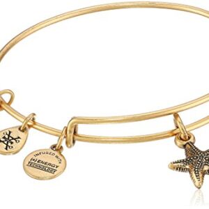 Alex and Ani Starfish II Rafaelian Gold Bangle Bracelet