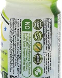 NATURE'S ESSENTIALS Melatonin 10mg (3mg Immediate Release & 7mg Extended Release) with Advanced Cyclosome Liposomal Delivery Technology - 60 Tablets