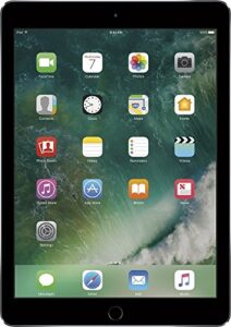 apple ipad air 2 9.7-inch, 32gb tablet (space gray) (renewed)