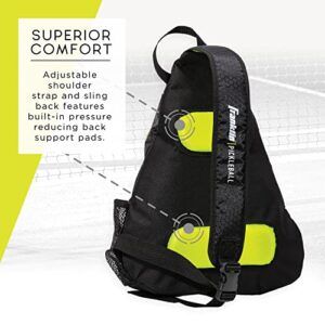 Franklin Sports Pickleball Bags - Pickleball Sling Bag Backpack for Gear + Equipment - Pickleball Bag for Men + Women - Holds Paddles, Pickleballs + Accessories - Official US Open Pickleball Bag