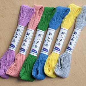 オリムパス製絲(Olympus Thread) Sashiko Cotton 22yd Blue Notion