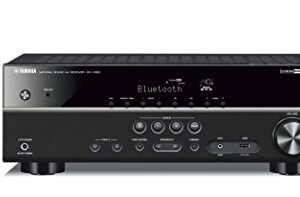 Yamaha RX-V383BL 5.1-Channel 4K Ultra HD AV Receiver with Bluetooth