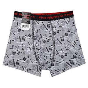 Intimo Boys' Big Five Nights at Freddy's Underwear 2 Pack, Multi-Colored, 10