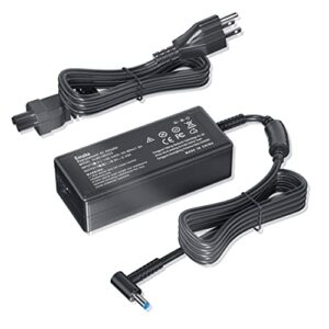 45W 65W Emaks Ac Adapter/Laptop Charger/Power supply for HP Pavilion 15-F:15-f111dx 15-f272wm 15-f211wm 15-f271wm 15-f233wm 15-f387wm 15-f211nr 15-f337wm 15-f224wm 15-f269nr af093ng and more hp laptop