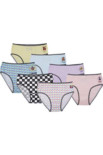 Intimo Girls' Little Five Nights at Freddy's Underwear 7 Pack, Multi, 6