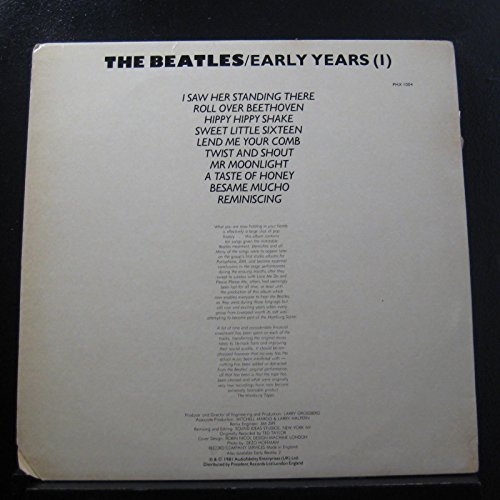 The Beatles - Early Years Volume 1 - Lp Vinyl Record