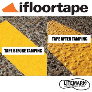 ifloortape White Permanent Reflective Outdoor Basketball/Pickleball Court Marking Tape for Asphalt, Pavement, and Concrete (2 Inches x 150 Feet per Roll)