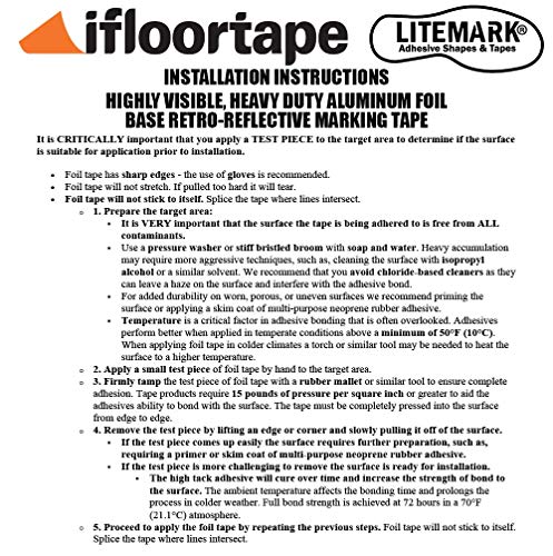 ifloortape White Permanent Reflective Outdoor Basketball/Pickleball Court Marking Tape for Asphalt, Pavement, and Concrete (2 Inches x 150 Feet per Roll)