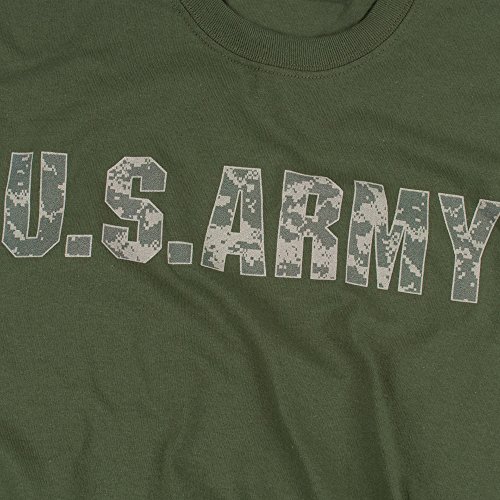 Popfunk U.S. Army Camo Green T Shirt & Stickers (Medium)