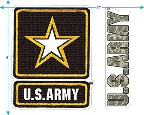 Popfunk U.S. Army Camo Green T Shirt & Stickers (Medium)