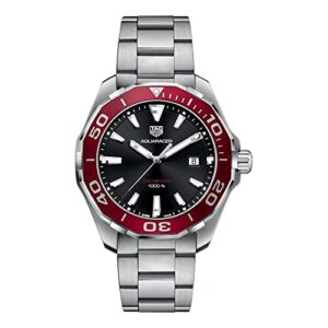 tag heuer aquaracer black dial stainless steel men's watch way101bba0746