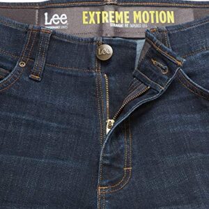 Lee Men's Big & Tall Extreme Motion Straight Taper Jean Maverick 44W x 30L