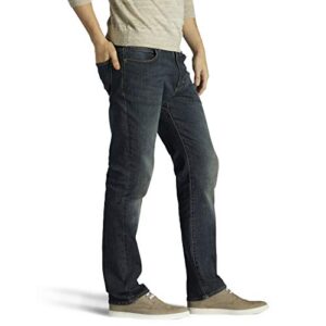 Lee Men's Big & Tall Extreme Motion Straight Taper Jean Maverick 44W x 30L