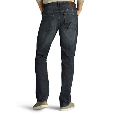 Lee Men's Big & Tall Extreme Motion Straight Taper Jean Maverick 44W x 30L