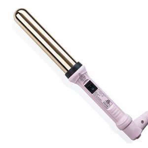 l'ange hair ondulé titanium curling wand | professional hot tools curling iron 1.25 inch | salon hair styling wands for beach waves | best hair curler wand for frizz-free, lasting curls | blush 32 mm