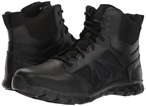 Reebok mens Sublite Cushion 6 Inch Military Tactical Boot, Black, 7.5 Wide US