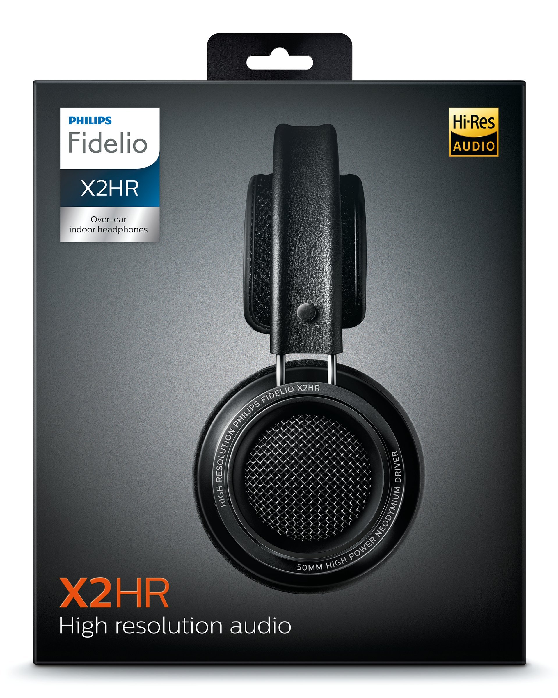 Philips X2HR Fidelio Over Ear Headphone, Black