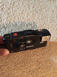olympus xa 35mm rangefinder film camera working with manual, flash and case